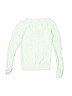Justice Solid Green Pullover Sweater Size 12 - photo 2