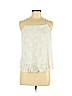 Ann Taylor LOFT Ivory Sleeveless Blouse Size M (petite) - photo 1
