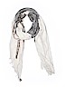 Collection 18 100% Viscose Print White Scarf One size - photo 1