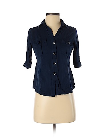 Style&Co 3/4 Sleeve Button-Down Shirt (view 1)