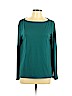Ann Taylor Teal Long Sleeve Top Size L - photo 1