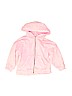 Zara 100% Cotton Pink Zip Up Hoodie Size 6 - photo 1