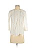 Rebecca Taylor 100% Cotton White 3/4 Sleeve Blouse Size 2 - photo 1
