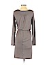 Ella Moss Gray Casual Dress Size S - photo 2
