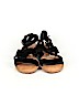 Vintage Havana 100% Leather Black Sandals Size 8 1/2 - photo 2