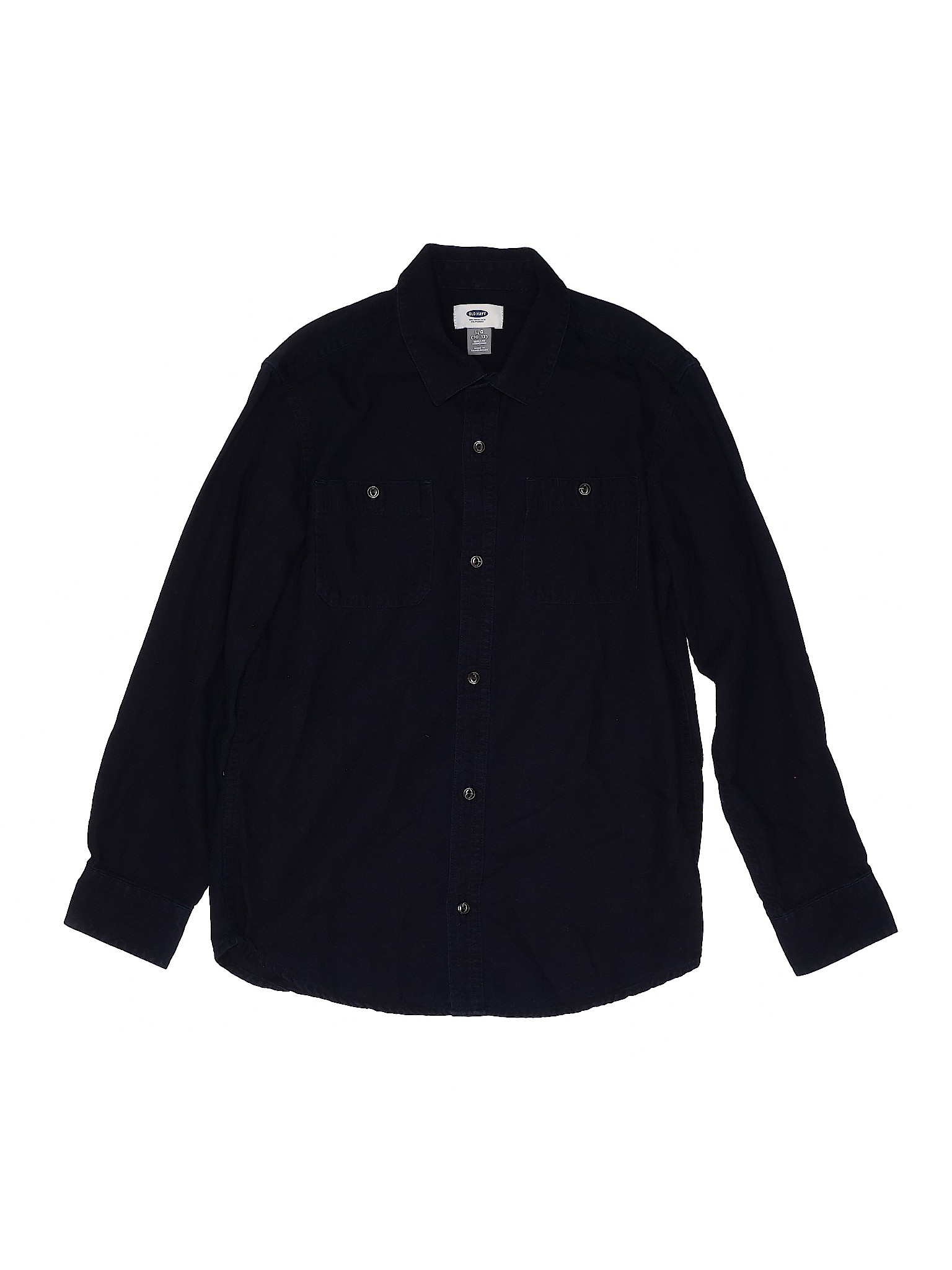 Old Navy Boys Blue Long Sleeve Button-Down Shirt 10 | eBay