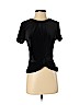 Aqua Black Short Sleeve Top Size S - photo 1