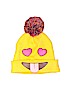 Unbranded 100% Acrylic Graphic Yellow Beanie One size - photo 1