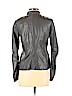 Theory 100% Leather Gray Leather Jacket Size S - photo 2