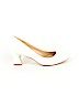 Karl Lagerfeld Paris 100% Leather White Heels Size 8 1/2 - photo 1
