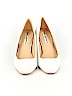Karl Lagerfeld Paris 100% Leather White Heels Size 8 1/2 - photo 2