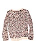 Gap Kids 100% Cotton Animal Print Gray Pullover Sweater Size 12 - photo 2