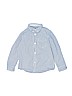 H&M L.O.G.G. 100% Cotton Blue Long Sleeve Button-Down Shirt Size 5-6Y - photo 1