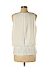CAbi 100% Polyester White Sleeveless Blouse Size M - photo 2