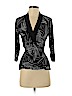 BCBGMAXAZRIA Black 3/4 Sleeve Top Size XS - photo 1