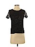 H&M Black Short Sleeve Blouse Size S - photo 1