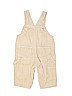 Carter's 100% Cotton Solid Tan Overalls Size 6-9 mo - photo 2