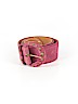Oscar by Oscar De La Renta 100% Leather Solid Purple Leather Belt Size L - photo 1