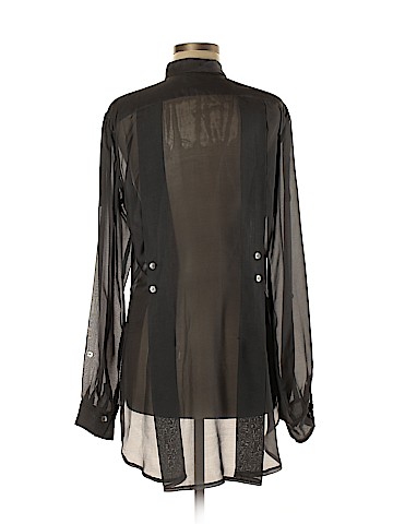 ELM Design Long Sleeve Silk Top (view 2)