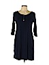 Lauren by Ralph Lauren 100% Cotton Blue Casual Dress Size L (petite) - photo 1