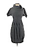 Ann Taylor LOFT Gray Casual Dress Size S (petite) - photo 1