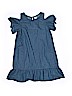 Crazy 8 100% Cotton Solid Blue Dress Size 12 - photo 1