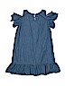 Crazy 8 100% Cotton Solid Blue Dress Size 12 - photo 2