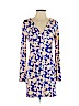 Diane von Furstenberg 100% Silk Blue Casual Dress Size 4 - photo 1