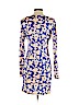 Diane von Furstenberg 100% Silk Blue Casual Dress Size 4 - photo 2