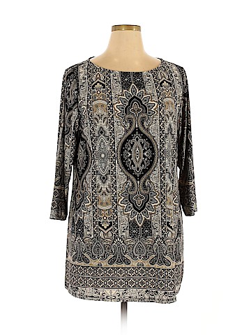 Roz & Ali 3/4 Sleeve Top (view 1)