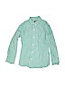 Gap Kids 100% Cotton Solid Blue Long Sleeve Button-Down Shirt Size M (kids) - photo 1