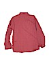 Old Navy 100% Cotton Solid Red Long Sleeve Button-Down Shirt Size 8 - photo 2