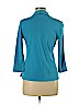 Tory Burch 100% Cotton Blue 3/4 Sleeve Top Size M - photo 2