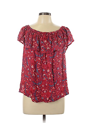 Lucky Brand Short Sleeve Blouse (view 1)