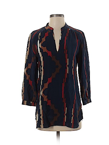 Amanda Uprichard 3/4 Sleeve Silk Top (view 1)