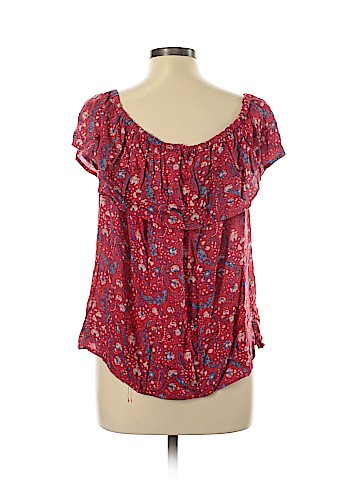 Lucky Brand Short Sleeve Blouse (view 2)