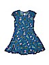 Gap Kids 100% Rayon Floral Blue Dress Size M (youth) - photo 1