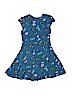Gap Kids 100% Rayon Floral Blue Dress Size M (youth) - photo 2