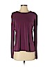 Eileen Fisher 100% Silk Purple Long Sleeve Silk Top Size M - photo 1