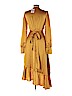Forever 21 100% Polyester Yellow Cocktail Dress Size L - photo 2
