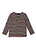 Gymboree 100% Cotton Stripes Burgundy Long Sleeve T-Shirt Size 5 - 6 - photo 2