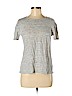 T by Alexander Wang 100% Linen Gray Short Sleeve T-Shirt Size M - photo 1
