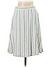 Ann Taylor LOFT 100% Rayon White Casual Skirt Size 10 (petite) - photo 2