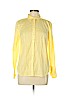 Talbots 100% Cotton Yellow Long Sleeve Button-Down Shirt Size 8 (petite) - photo 1
