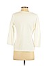 Kim Rogers 100% Cotton Ivory 3/4 Sleeve Top Size S (petite) - photo 2