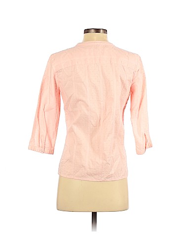 Talbots 3/4 Sleeve Button-Down Shirt (view 2)