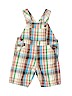 Genuine Baby From Osh Kosh 100% Cotton Plaid Tan Overalls 0-3 MO / 3 MO - photo 1