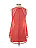 Fashion Web 100% Polyester Red Sleeveless Blouse Size M - photo 2
