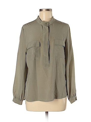 Talbots Long Sleeve Silk Top (view 1)