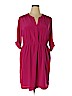 Old Navy 100% Polyester Pink Casual Dress Size XL - photo 1